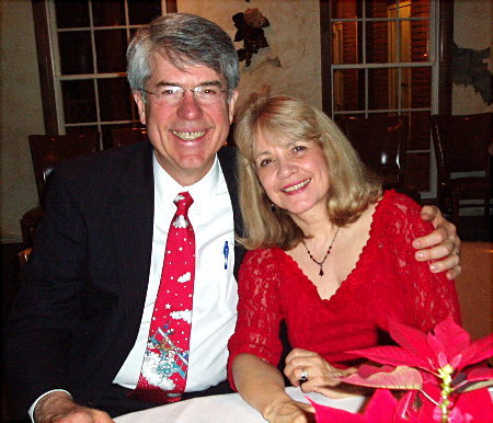 Jeff - KE5APC and Patti Slusher of Leesburg. Photograph by Norm Styer - AI2C of Clarkes Gap, Virginia.