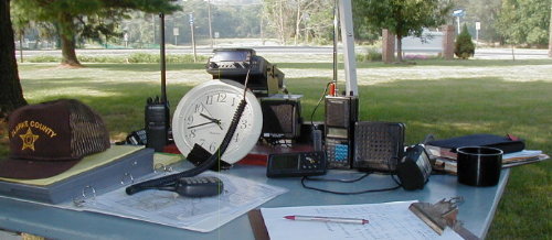 VHF Station at Hillsboro. Operated by Tom Martin de Clarke County. Photo by Norm Styer - AI2C de Clarkes Gap, VA.