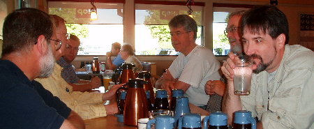 Breakfast at IHOP in Leesburg. A nice place and the food is great. Photograph by Norm Styer - AI2C de Clarkes Gap, VA.