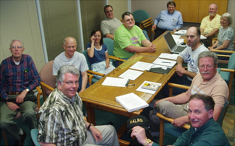 The 2005 LARG Field Day CMTE Meeting, May 11, 2005 in Purcellville Library. Photo by Norm Styer -AI2C de Clarkes Gap, Virginia.