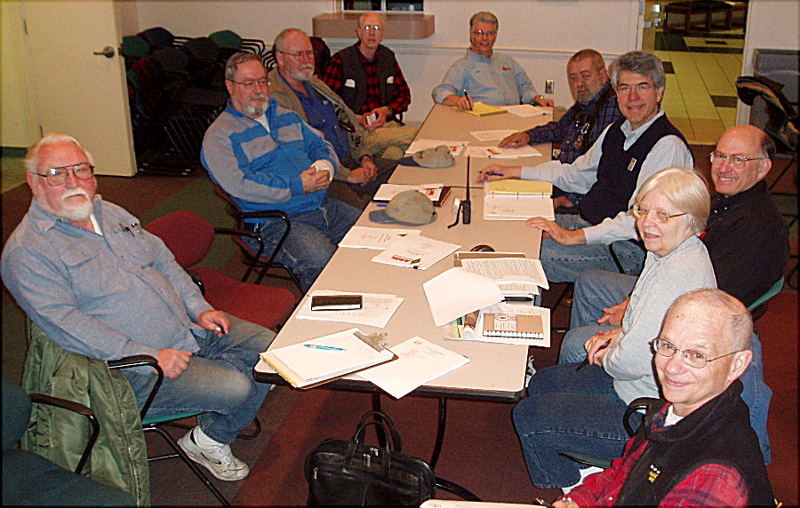 Initial LARG Filed Day 2007 planning meeting on February 24, 2007. Photograph by Norm Styer - AI2C de Clarkes Gap, VA.