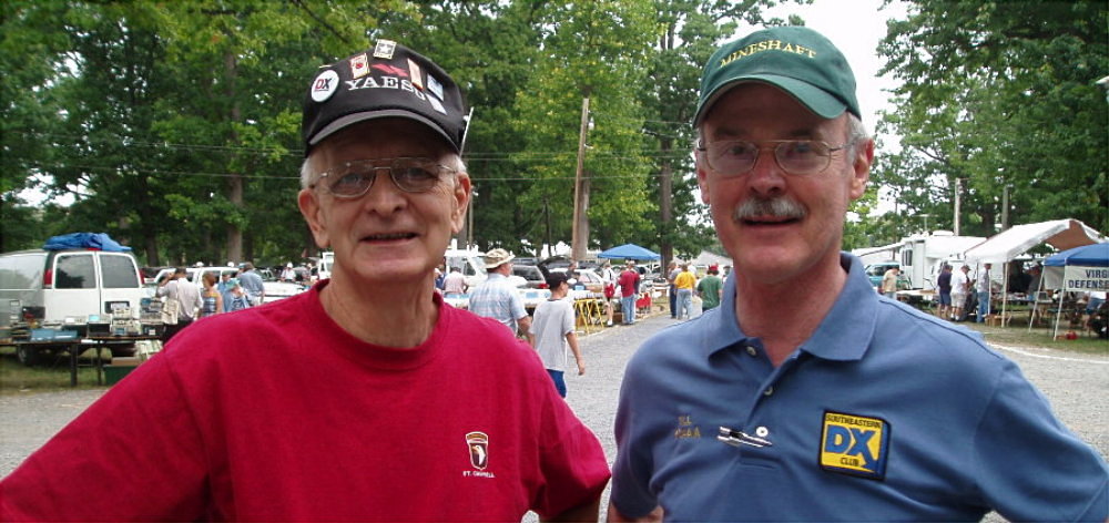 Old Army Buddies meet again in Berryville.  Photograph by Norm Styer - AI2C de Clarkes Gap, VA.