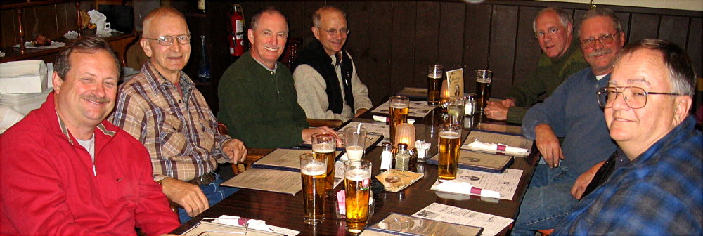 The Friday night dinner at the Heritage - Colonel Margan's Place in Morgantown. Photograph by Larry Hughes - K3HE of Leesburg, Virginia.