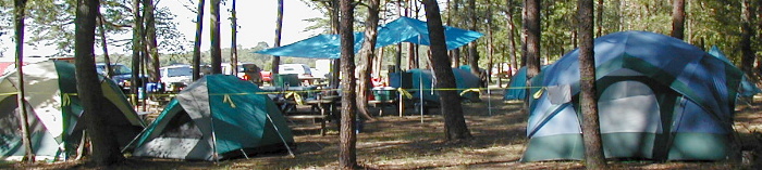 The Camp at the Flying Circus in September 2001