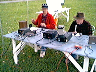 The 2-Meter And HF Stations Operated By Norm - AI2C and Bill - K8SYH