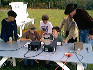 Bill - K8SYH Watches As HF QSOs Are Made